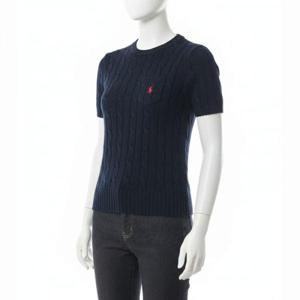 폴로랄프로렌 26SS 포니로고 코튼 케이블 반팔 니트 211971873006