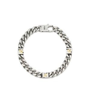 26SS Fendi FF CUBE SILVER 앤 골드톤 COLOURED 브레이스렛 7AK018AW2RF1UY5 TP573343732