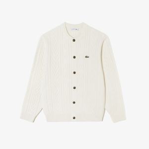 [라코스테공식] 남성 변형 케이블 크루넥 가디건 AH554E-56G XFJ