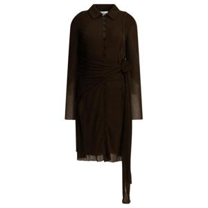 가니 미디 원피스 A1030222ZWX Brown