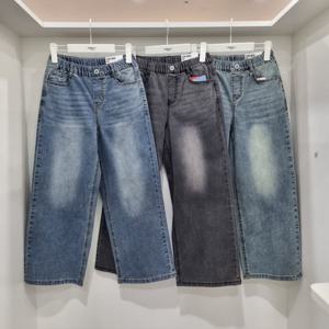 [행텐주니어]울트라 소프트 세미 와이드핏 밴딩 청바지14570-055