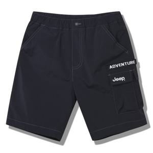 [JEEPKIDS(지프키즈)] 배색 스티치 셋업 반바지 KP2PTU863BK