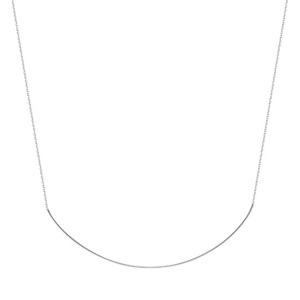 [티르리르]리앙(화이트) 실버 목걸이 TNSLS0143M