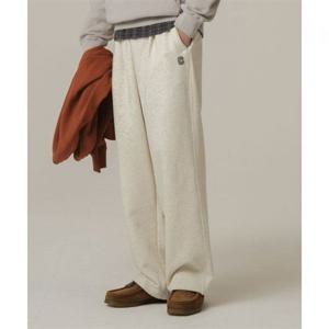 커버낫 턱 세미와이드핏 스웻 팬츠 오트밀 394330