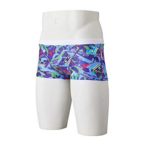 [리디아넬]미즈노 2025 남자 숏사각 수영복 J382393 강습수영복