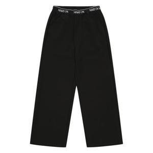 [에꼴리에]여아 자카드 밴딩 와이드 슬랙스 팬츠 24A1252_BK