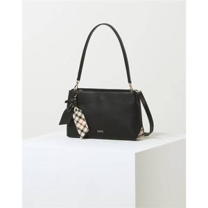 닥스 ACC [쇼핑백동봉]버킹엄 블랙 체크배색 소가죽 숄더백 DCBA2E123BK 389502