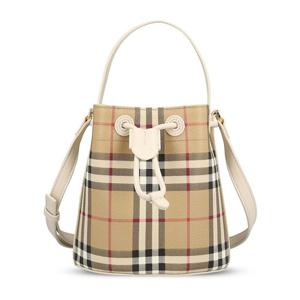 26 SS 버버리 미니 체크 버킷백 베이지 8125133155142