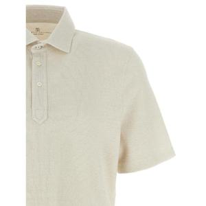 25SS 브루넬로 쿠치넬리 Linen 코튼 폴로 셔츠 MW8593936C7220 TP573392512