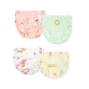 [오가닉맘]여아삼각팬티 4종세트B MJSUUP05-SET