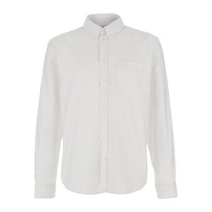 메종키츠네 폭스 프로파일 레귤러 코튼 셔츠 QM00412WC5062 P10