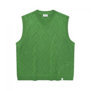 커버낫 아가일 스카시 니트 베스트 사워 395130