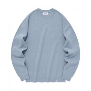 커버낫 램스울 라운드 니트 블루 394973