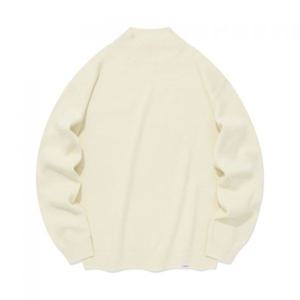 커버낫 램스울 하프 터틀넥 니트 아이보리 394977