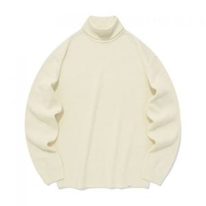 커버낫 램스울 터틀넥 니트 아이보리 394980