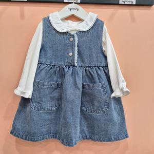 [아가방]OD)아멜데님오버올원피스 01T1340536_CJ