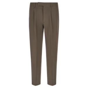 에르메네질도제냐 스트레이트 팬츠 UHI05A3TP45212 Brown