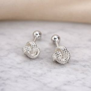 메종드쉬 귀걸이 페미닌 꼬임 매듭 피어싱 BCE001