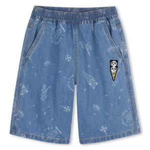 [겐조키즈][HAPPY SWEET] 팬더 아이스크림 밴딩 데님 반바지 (14Y) Z265AFN422