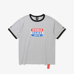 뉴에라 MLB 시카고 컵스 월드 시리즈 링거티 반팔 티셔츠 15147507