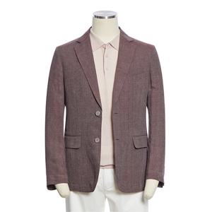 [레노마캐주얼]S/S 마 린넨 백프로 와인 캐주얼 콤비 자켓 RQJMBJ51A8000