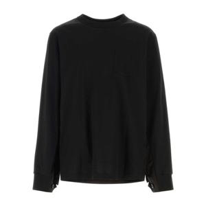 사카이 체스트 포켓 저지 포플린 오버사이즈 티셔츠 2603954M 0