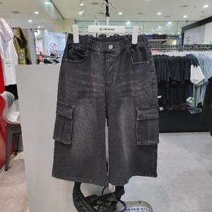 에어워크주니어 sh06 7부 스판데님 카고포켓 버뮤다팬츠 R262B3133A