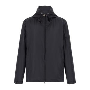 몽클레어 사시에르 로고 패치 드로스트링 윈드브레이커 L10911A