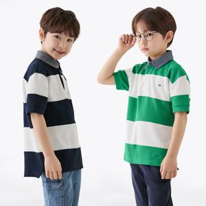 [공식][타미힐피거] 샴브레이 칼라 폴로셔츠 2종 택1 (T42F1KKT800BT1)