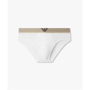 엠포리오아르마니 EMPORIO ARMANI UNDERWEAR 남성 스트라이프 밴딩 브리프_화이트 0816111037 2601738379 395776