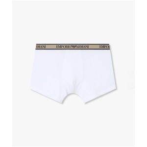 엠포리오아르마니 EMPORIO ARMANI UNDERWEAR 남성 라인 로고 밴딩 코튼 드로즈_화이트 0816112081 2601712722 395968