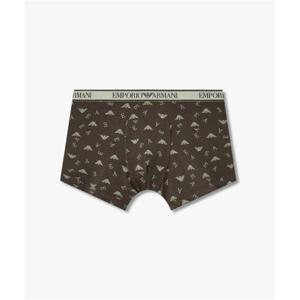 엠포리오아르마니 EMPORIO ARMANI UNDERWEAR 남성 이글 로고 패턴 코튼 드로즈_다크 브루넷 0816112085 2601712726 395985