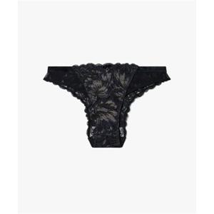 엠포리오아르마니 EMPORIO ARMANI UNDERWEAR 여성 벨루어 패치 자카드 브리프_블랙 0825311530 2508237757 397204