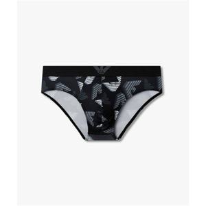 엠포리오아르마니 EMPORIO ARMANI UNDERWEAR 남성 3D로고 패턴 프린트 브리프_블랙 0815311045 2507052842 396904