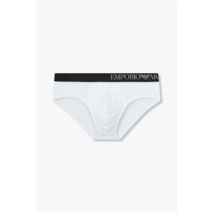 엠포리오아르마니 EMPORIO ARMANI UNDERWEAR 남성 사이드 로고 밴딩 브리프_화이트_0814111062 2401172668 394809
