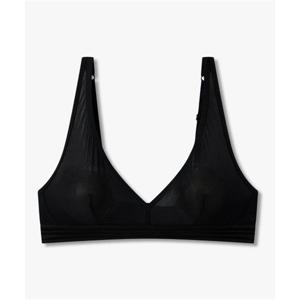 엠포리오아르마니 EMPORIO ARMANI UNDERWEAR 여성 이글 로고 리브드 브라렛 브라_블랙_0826181525 2601703731 396737