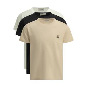 몽클레어 앙팡 남아 베이지 반팔 티셔츠 8C0003489AT93P2