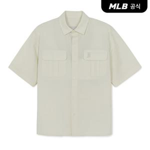 [MLB공식] 26SS 공용 스트릿 빈티지 워싱 코튼 블랜드 반팔 셔츠 BOS (D.Cream) 3AWSB0263-43CRD