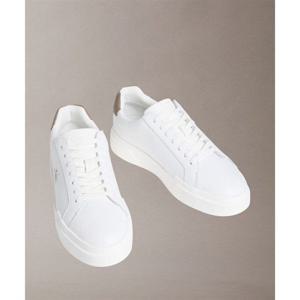 캘빈클라인 CALVIN KLEIN JEANS 애비뉴 청키 레더 레이스업 컵솔 스니커즈 YM01344 05O YM0134405O 396784