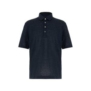 에르메네질도제냐 폴로 티셔츠 H770UH352A3 B07 DARK INDIGO BLU