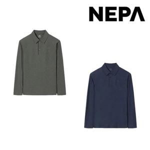 네파 7M15206 남성 슈퍼파인 긴팔 폴로 티셔츠