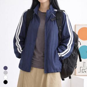 [올리비에스클로젯]트랙라인 집업 바람막이 점퍼_O2603JP005A