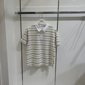 [소이]5부 루즈핏 스트라이프 카라티 26M5451_KG