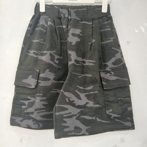 [에꼴리에][모다부평]5.5부 힙 프린트 카모 카고 바지/26PT252CH