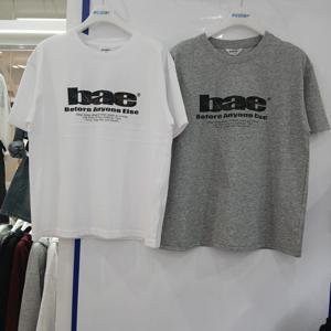 [에꼴리에][모다부평]5부 카뮤  레터링티/26B5401/WT,GY_BP_BP