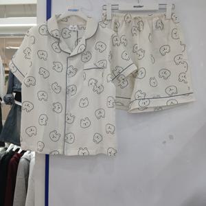 [에꼴리에][모다부평]쿨 시어서커 카라 파자마 세트/26OP753CR_B