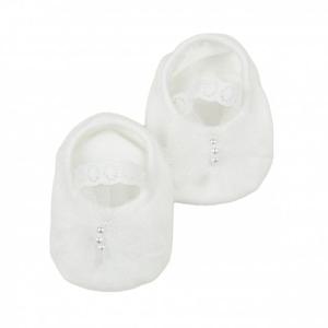 압소바 HK 링링 코사지 덧양말(아이보리)(아기선물) (A1B32002A)