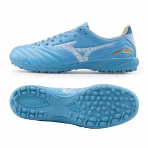 미즈노 모렐리아 네오 IV 프로 AS 터프화 풋살 축구화 블루 GD263525