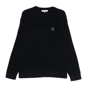 메종키츠네 체스트 패치 로고 크루넥 맨투맨 QM00806KT1189 041