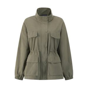 [탱커스]하이넥 집업 스트링 하프 야상 자켓 (TY1JK013L0)